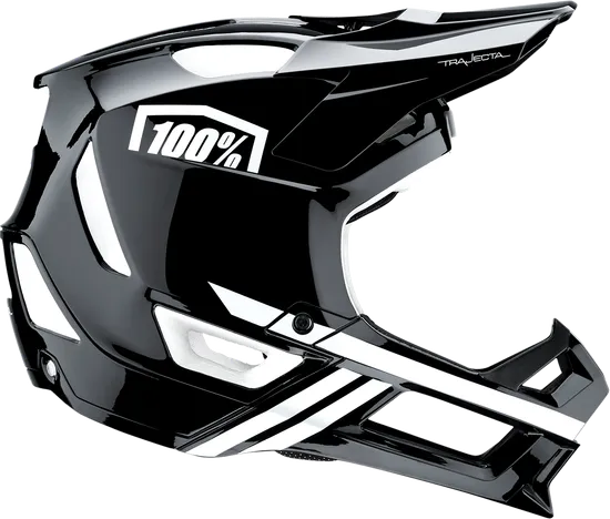 100% Adult Trajecta Bicycle Helmet Full Face | S M L XL | Black Red Silver White