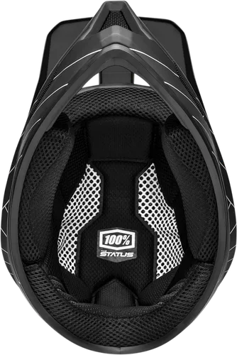 100% Adult Youth Status Bicycle Helmet Full Face | XS S M L XL 2XL | Black Yellow Gray Red