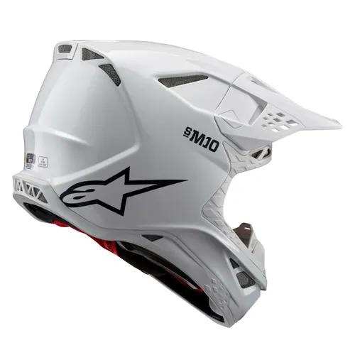 Alpinestars Adult S-M10 Helmet MX | S 2XL | Black Gold Red Gray White 8