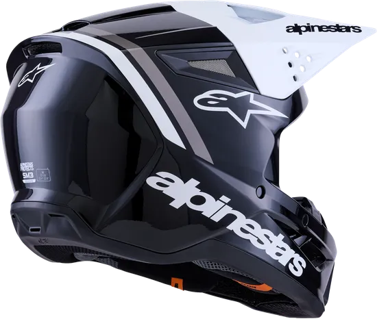 Alpinestars Adult SM3 Radium Helmet MX | XS S M L XL 2XL | Black Gray Yellow Red White 13