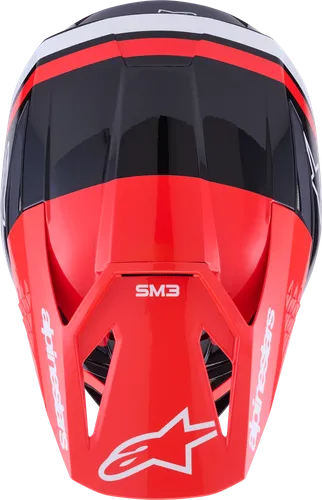Alpinestars Adult SM3 Radium Helmet MX | XS S M L XL 2XL | Black Gray Yellow Red White 29