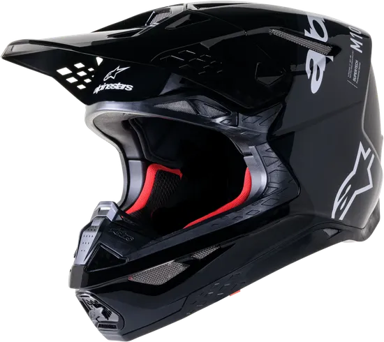 Alpinestars Adult Supertech M10 Flood Helmet MX | XS S M L XL 2XL | Black Gray Red Silver Blue 5