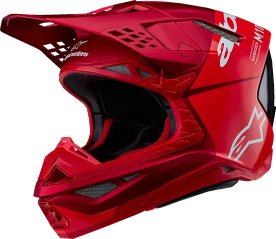 Alpinestars Adult Supertech M10 Flood Helmet MX | XS S M L XL 2XL | Black Gray Red Silver Blue 39