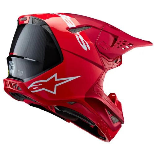 Alpinestars Adult Supertech M10 Flood Helmet MX | XS S M L XL 2XL | Black Gray Red Silver Blue 47