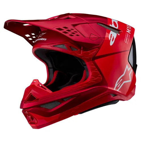 Alpinestars Adult Supertech M10 Flood Helmet MX | XS S M L XL 2XL | Black Gray Red Silver Blue 20