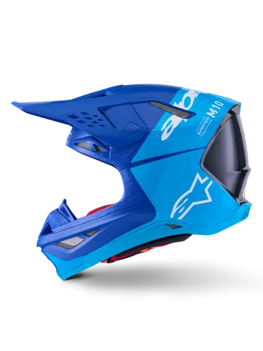 Alpinestars Adult Supertech S-M10 Flood Helmet MX | S M L XL 2XL | Blue 10