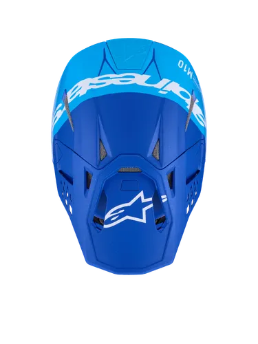 Alpinestars Adult Supertech S-M10 Flood Helmet MX | S M L XL 2XL | Blue 5