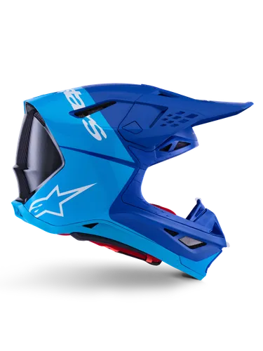 Alpinestars Adult Supertech S-M10 Flood Helmet MX | S M L XL 2XL | Blue 13