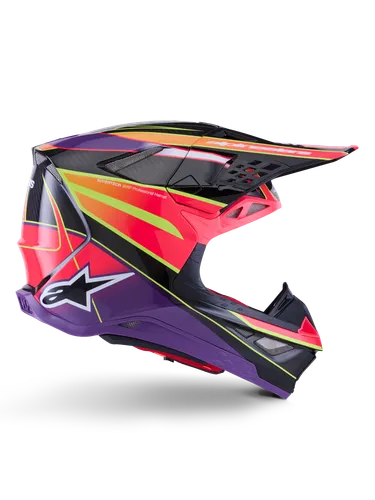 Alpinestars Adult Supertech S-M10 Era Helmet MX | XS S M L XL 2XL | Black Purple Pink Yellow Blue Red 20