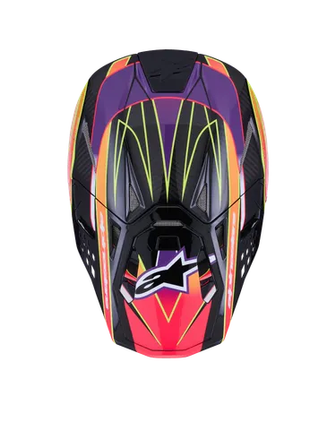 Alpinestars Adult Supertech S-M10 Era Helmet MX | XS S M L XL 2XL | Black Purple Pink Yellow Blue Red 5