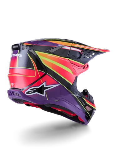 Alpinestars Adult Supertech S-M10 Era Helmet MX | XS S M L XL 2XL | Black Purple Pink Yellow Blue Red 31
