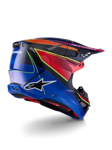Alpinestars Adult Supertech S-M10 Era Helmet MX | XS S M L XL 2XL | Black Purple Pink Yellow Blue Red 29