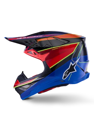 Alpinestars Adult Supertech S-M10 Era Helmet MX | XS S M L XL 2XL | Black Purple Pink Yellow Blue Red 23