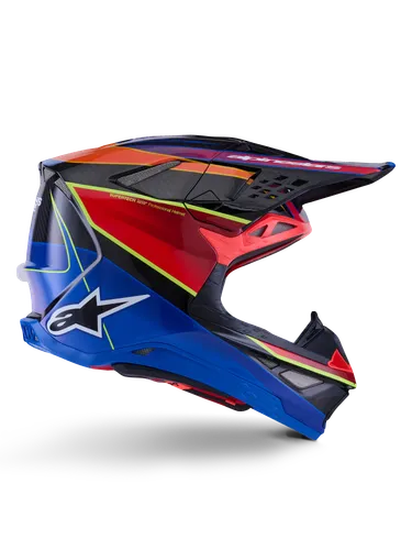 Alpinestars Adult Supertech S-M10 Era Helmet MX | XS S M L XL 2XL | Black Purple Pink Yellow Blue Red 22