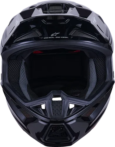 Alpinestars Adult SM7 Solid Helmet MX | XS S M L XL 2XL | Black White 16
