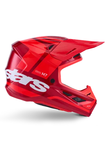 Alpinestars Adult SM7 Core Helmet MX | XS S M L XL 2XL | Blue Orange Red 17