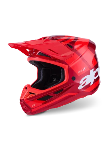 Alpinestars Adult SM7 Core Helmet MX | XS S M L XL 2XL | Blue Orange Red 24