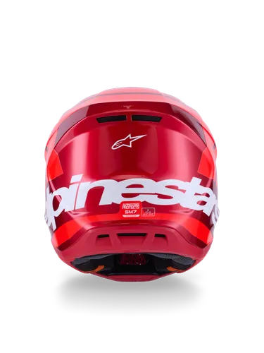 Alpinestars Adult SM7 Core Helmet MX | XS S M L XL 2XL | Blue Orange Red 28