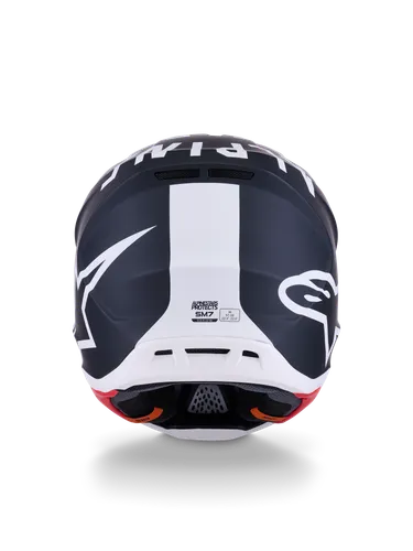 Alpinestars Adult SM7 Dasher Helmet MX | XS S M L XL 2XL | Black White 19