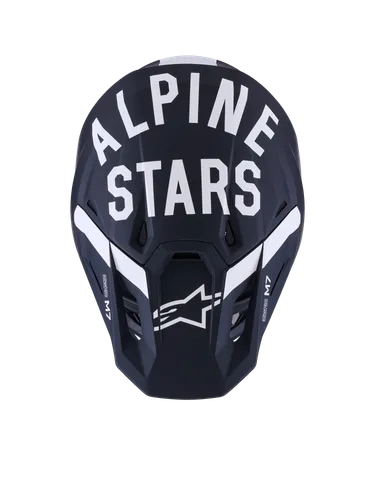 Alpinestars Adult SM7 Dasher Helmet MX | XS S M L XL 2XL | Black White 5