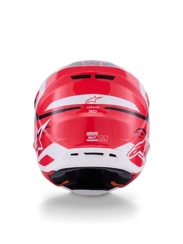 Alpinestars Adult SM7 Deed Helmet MX | XS S M L XL 2XL | Blue Yellow Red White Purple Pink 26