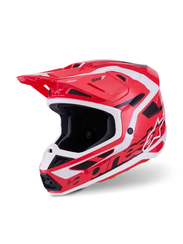Alpinestars Adult SM7 Deed Helmet MX | XS S M L XL 2XL | Blue Yellow Red White Purple Pink 24