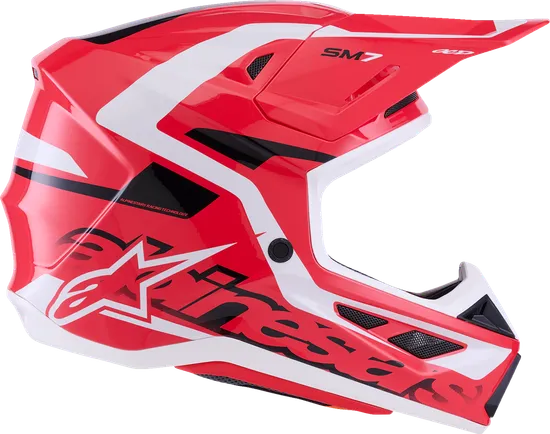 Alpinestars Adult SM7 Deed Helmet MX | XS S M L XL 2XL | Blue Yellow Red White Purple Pink 7