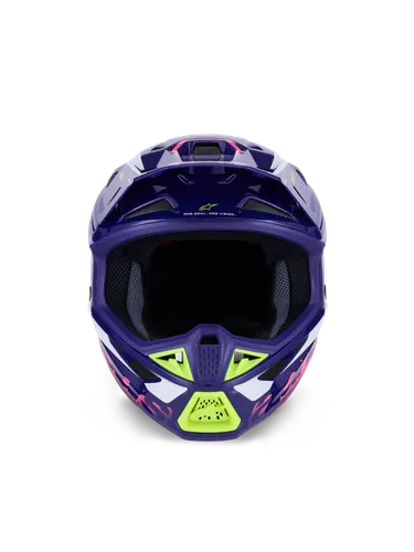 Alpinestars Adult SM7 Deed Helmet MX | XS S M L XL 2XL | Blue Yellow Red White Purple Pink 41