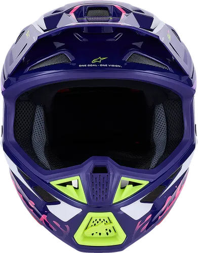 Alpinestars Adult SM7 Deed Helmet MX | XS S M L XL 2XL | Blue Yellow Red White Purple Pink 13