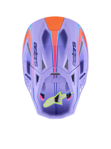 Alpinestars Adult S-M10 Jett Lawrence R01 Helmet MX | XS S M L XL 2XL | Purple Pink Yellow 17