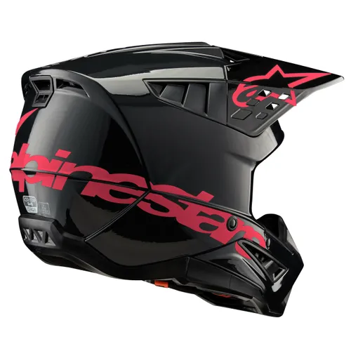 Alpinestars Adult S-M5 Helmet MX  XS S M L XL 2XL  Gray Green Black Yellow Red White Pink Matte Black Black  Red Tan Brown Blue Silver Charcoal Purple 156