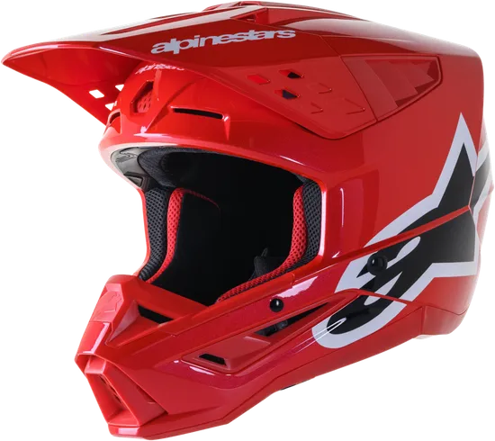 Alpinestars Adult S-M5 Helmet MX  XS S M L XL 2XL  Gray Green Black Yellow Red White Pink Matte Black Black  Red Tan Brown Blue Silver Charcoal Purple 115