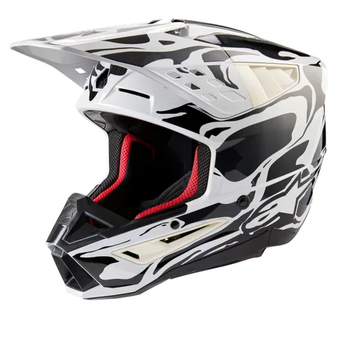 Alpinestars Adult S-M5 Helmet MX  XS S M L XL 2XL  Gray Green Black Yellow Red White Pink Matte Black Black  Red Tan Brown Blue Silver Charcoal Purple 21