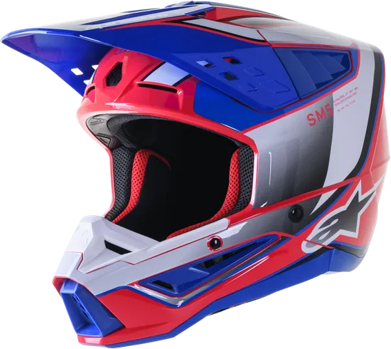 Alpinestars Adult S-M5 Helmet MX  XS S M L XL 2XL  Gray Green Black Yellow Red White Pink Matte Black Black  Red Tan Brown Blue Silver Charcoal Purple 65