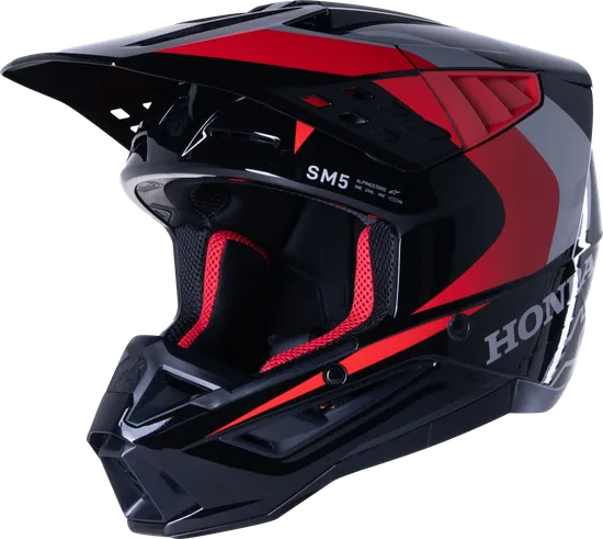 Alpinestars Adult S-M5 Helmet MX  XS S M L XL 2XL  Gray Green Black Yellow Red White Pink Matte Black Black  Red Tan Brown Blue Silver Charcoal Purple 131