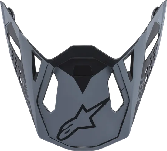 Alpinestars M8/M10 Helmet Visor Adult Matte Black Blue Black  Gunmetal Solid Meta 2 4