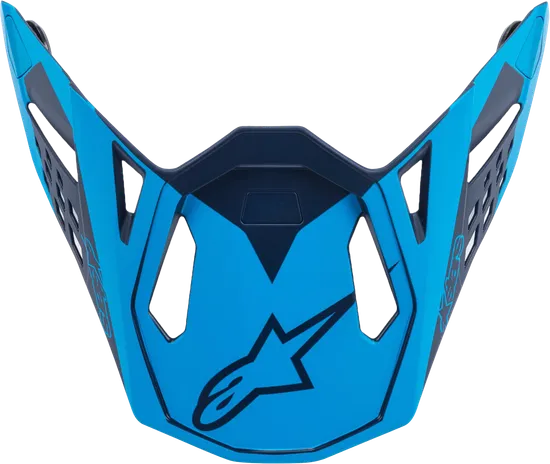 Alpinestars M8/M10 Helmet Visor Adult Matte Black Blue Black  Gunmetal Solid Meta 2 3