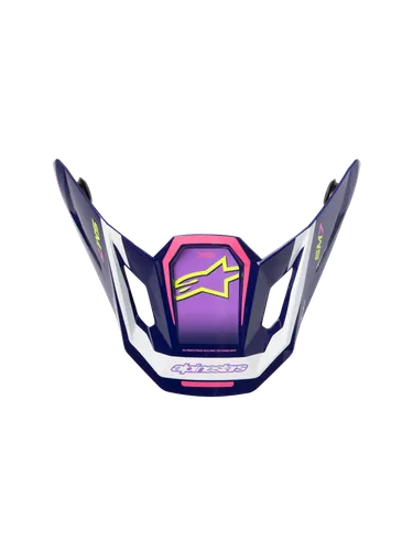 Alpinestars SM7 Helmet Visor Adult Blue Yellow Red White Orange Black Pink Purple Deed Core Solid Dasher Cast 10