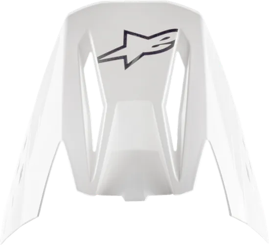 Alpinestars SM5 Helmet Visor Adult Matte Black White Solid 3