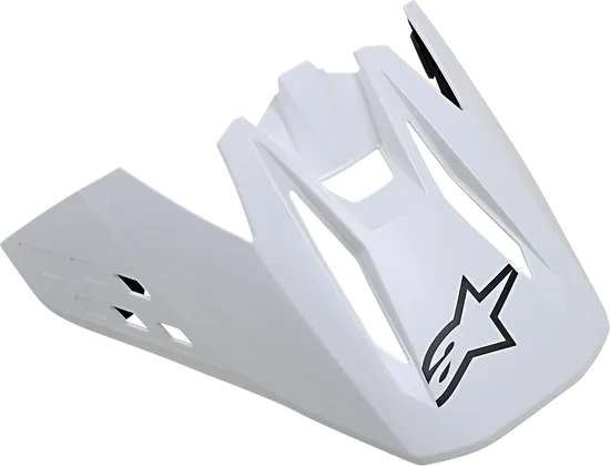 Alpinestars SM5 Helmet Visor Adult Matte Black White Solid 2