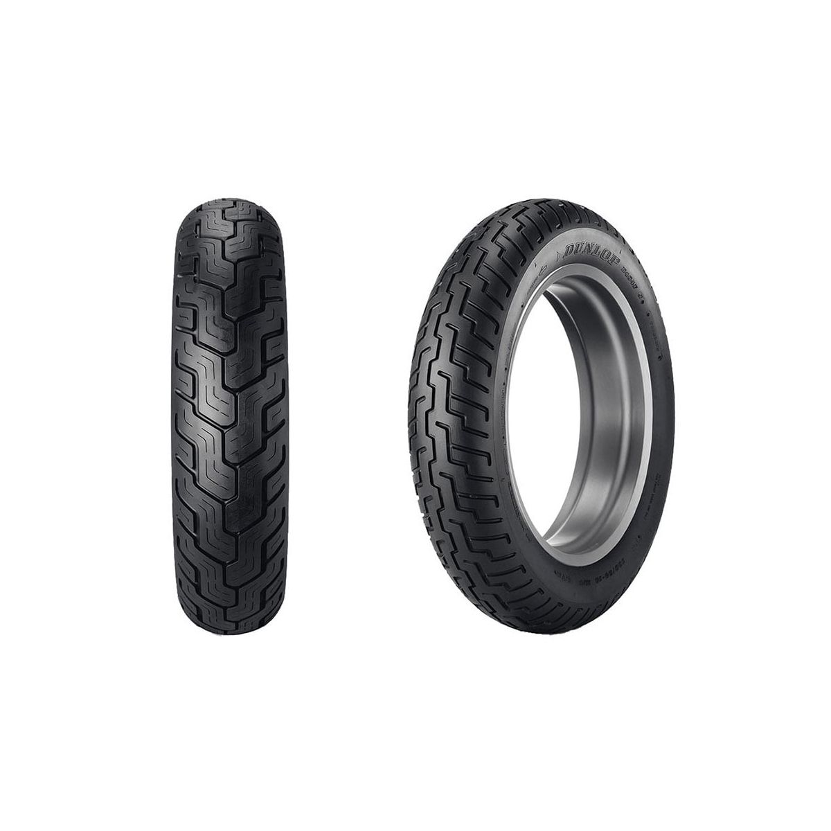 Dunlop D404 100/90-19 Front 130/90-16 Rear Tire Set