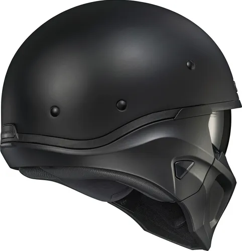 Scorpion Adult Covert X Helmet Modular | S L XL 2XL | Black Satin Gray Black White 5
