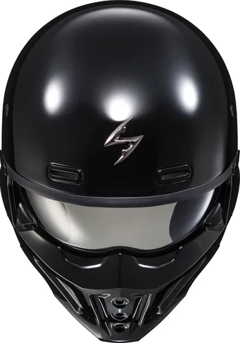 Scorpion Adult Covert X Helmet Modular | S L XL 2XL | Black Satin Gray Black White 3