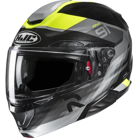HJC Adult RPHA 91 Madal Modular Helmet Modular | XS S M L XL 2XL | Black Blue White Gray Yellow Red 16