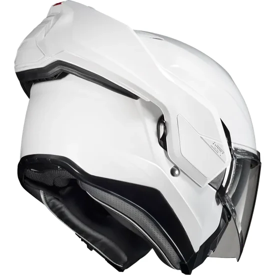 HJC Adult i100 Solid Modular Helmet Modular | XS S M L XL 2XL | White Black Black Satin Gray 35