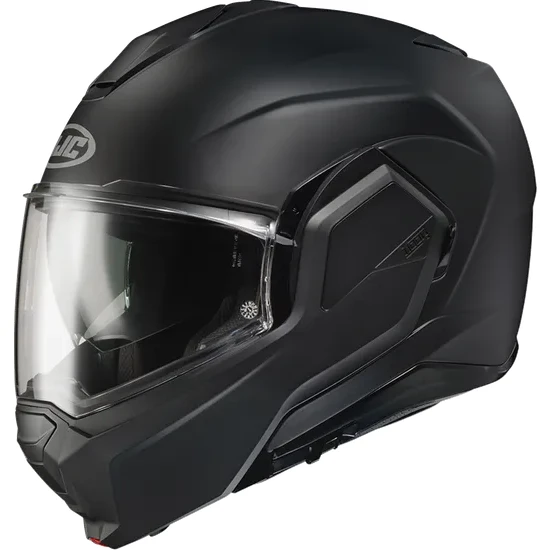 HJC Adult i100 Solid Modular Helmet Modular | XS S M L XL 2XL | White Black Black Satin Gray 12