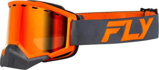 Fly Racing Green Black White Pink Charcoal Orange Red Yellow Blue Adult Youth Focus Snow Goggle Dual Gold Mirror Clear Red Yellow Blue Smoke 8