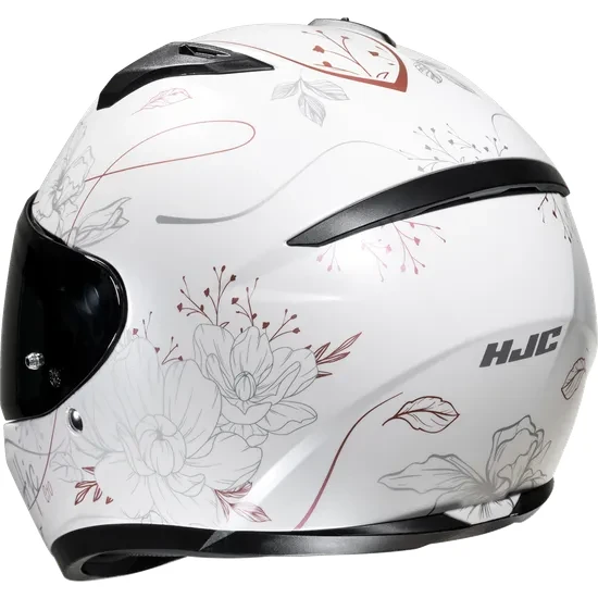 HJC Adult Youth C10 Epik Helmet Full Face | XS S M L | White Red 7