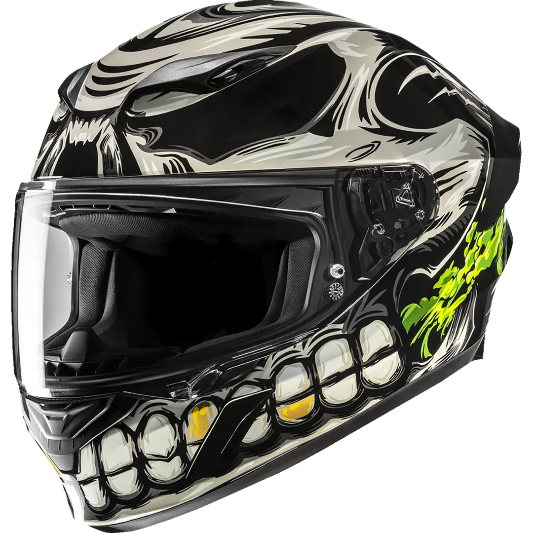 hjc fg 17 marvel ghost rider helmet Fg-St MC1 Motorcycle Helmet, White/Red/Yellow, Size L Automotive Oxford - In the words