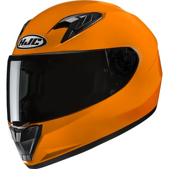 HJC Youth Y10 Solid Helmet Full Face | S M L | Black Orange White Black Satin 14